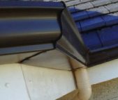 gouttière aluminium profilée corniche ou demi-ronde