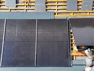Pose de panneaux photovoltaïques à Rouen
